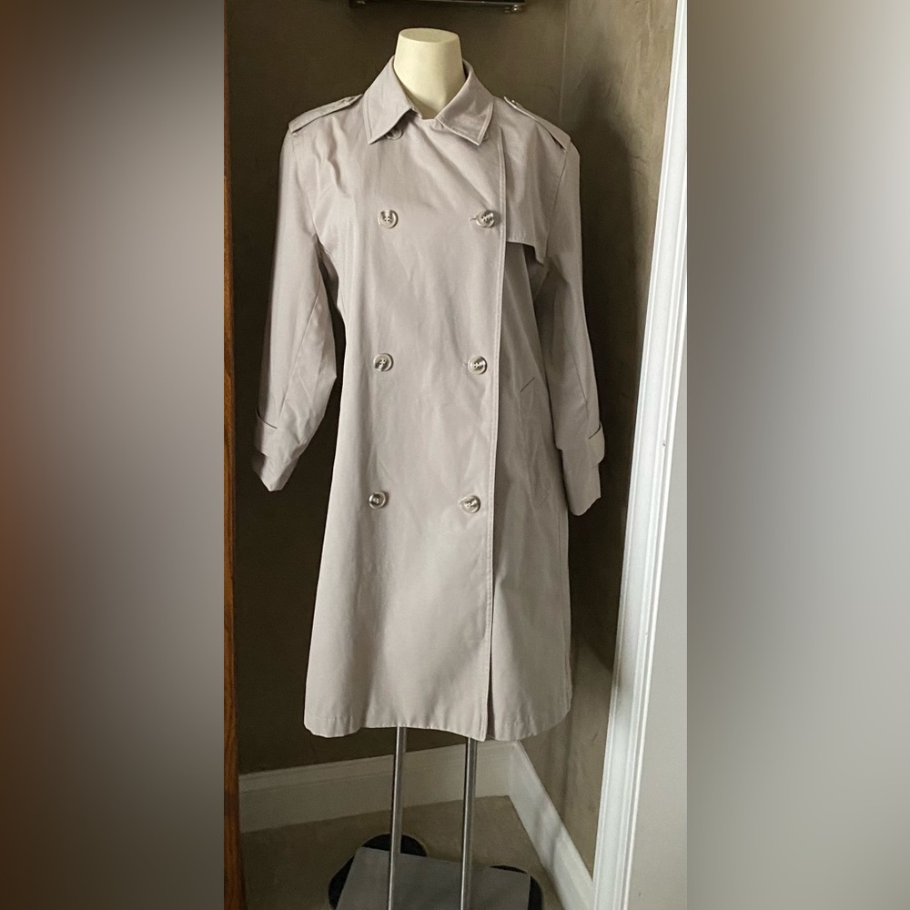 Vintage Misty Harbor Trench Coat Womens Rain Union Label Long, 12P